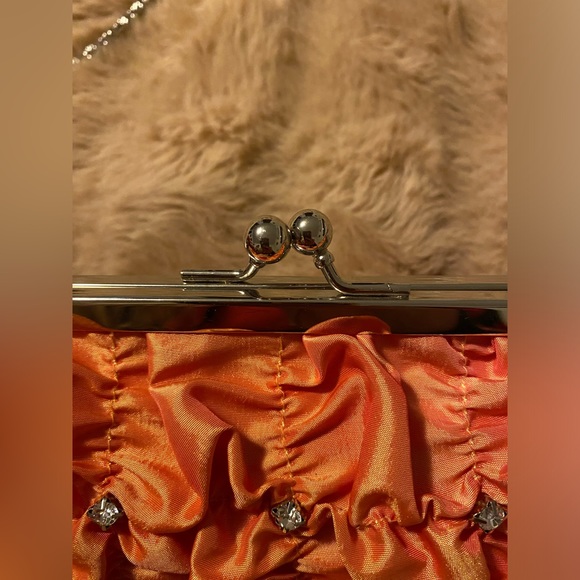 Viola tangerine orange silky purse - Picture 6 of 6